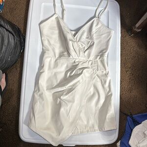 Fashion Nova pleather romper